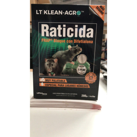 Raticida FRAP Bloque con Difetialona